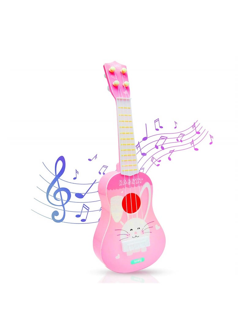KASTWAVE Kids Guitar 4 Strings Kids Ukulele Toy  - Image 1