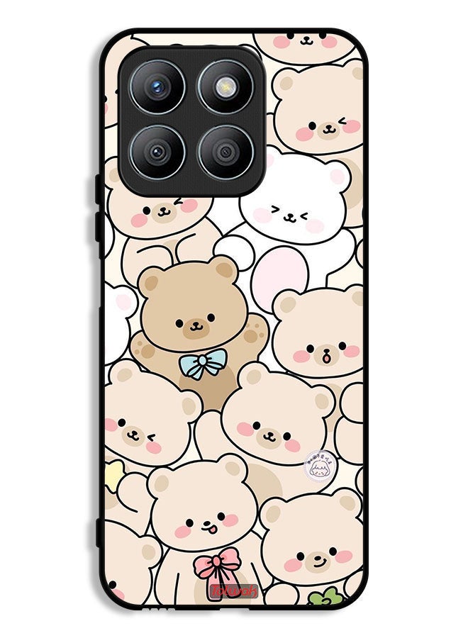 Tolwak Honor X8b Protective Case Cover Bears Pattern - Image 1