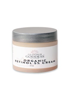 glimmer goddess GLIMMER GODDESS Organic Retinol Wrinkle Repair Face and Neck Cream 2 oz 