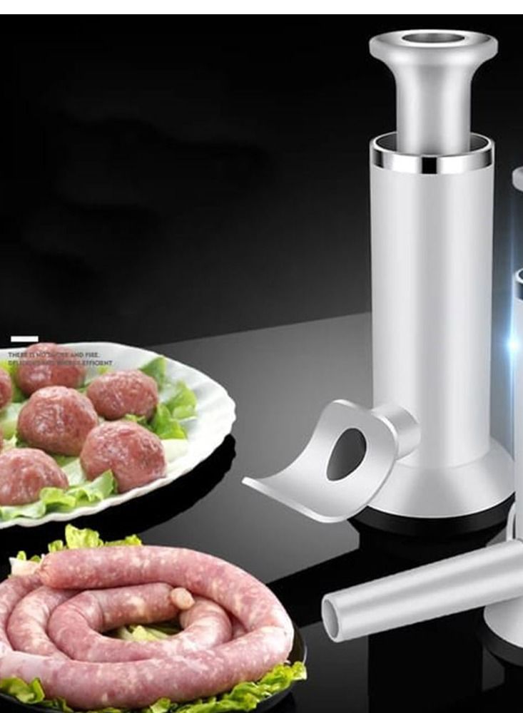Manual Meat Grinder And Hand Mixer Silver  - Image 5