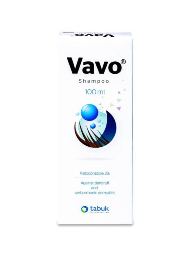 Vavo Ketoconazole 2% Against Dandruff and Dermatitis Shampoo, 100 ml - Image 2