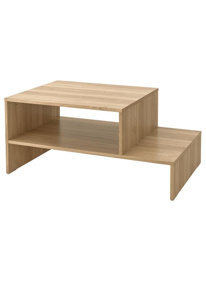 erorex Coffee Table, Oak Effect, 90X55 Cm - Image 1