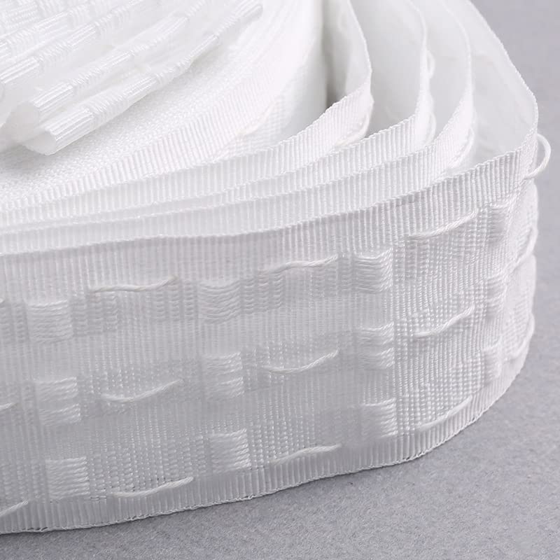 Hoonng 3 Pencil Pleat Curtain Header Tape 10 Metres