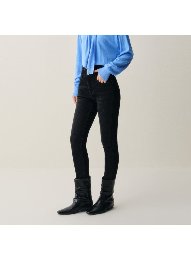 Waxbird Peacebird Winter Skinny Jeans High-end Jeans For Women - Image 4