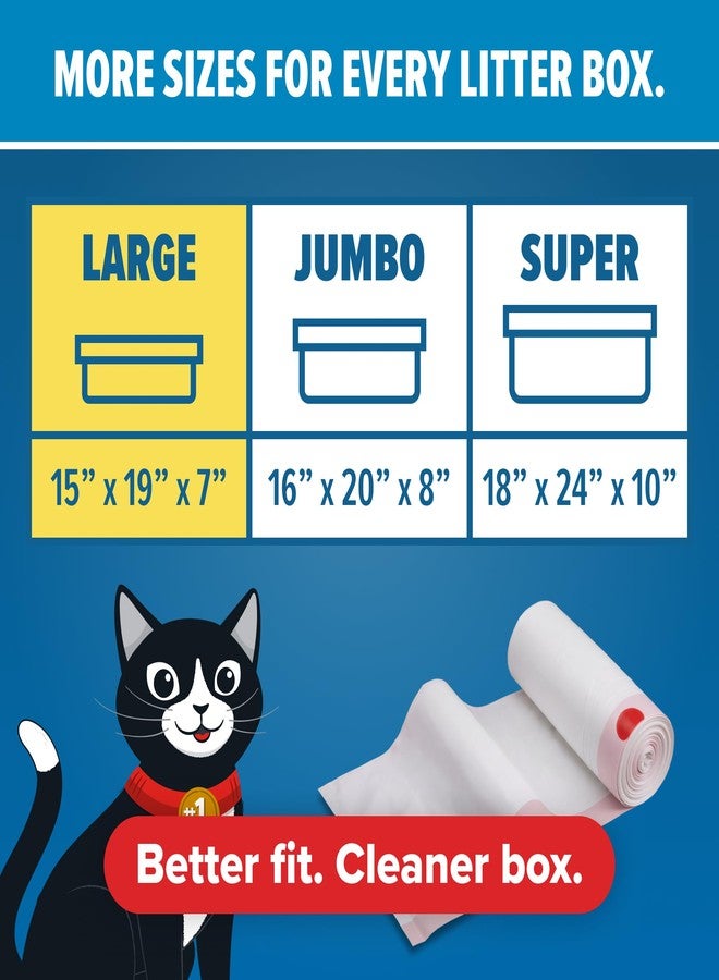 Jonny Cat Heavy Duty Tear-Resistant Litter Box Liners, Large, 30in x 16in, 15ct - Image 2