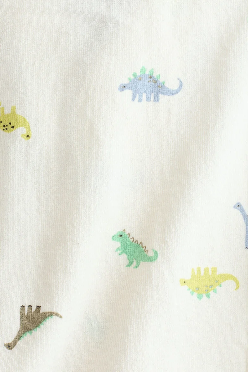 اتش اند ام طقم من قطن الجيرسيه - عبوة من قطعتين