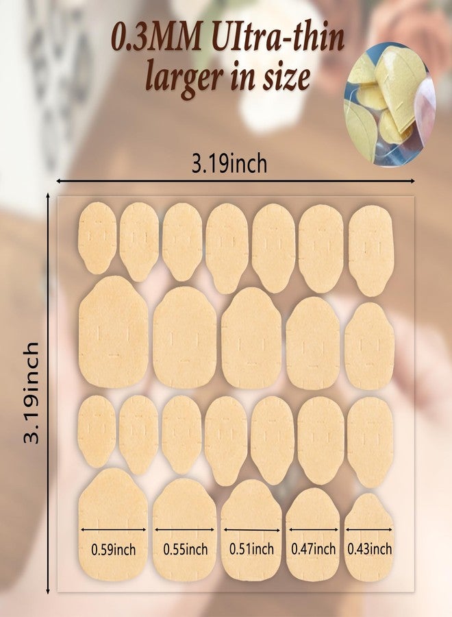 Biutee 240pcs Press on Nail Adhesive Tabs, 12 Sizes of Nail Stickers for Press on, Press on Nails Stickers Waterproof Breathable Press on Nail Sticky Tabs for Nails, Nail Glue Stickers Tabs,10 Sheets - Image 3