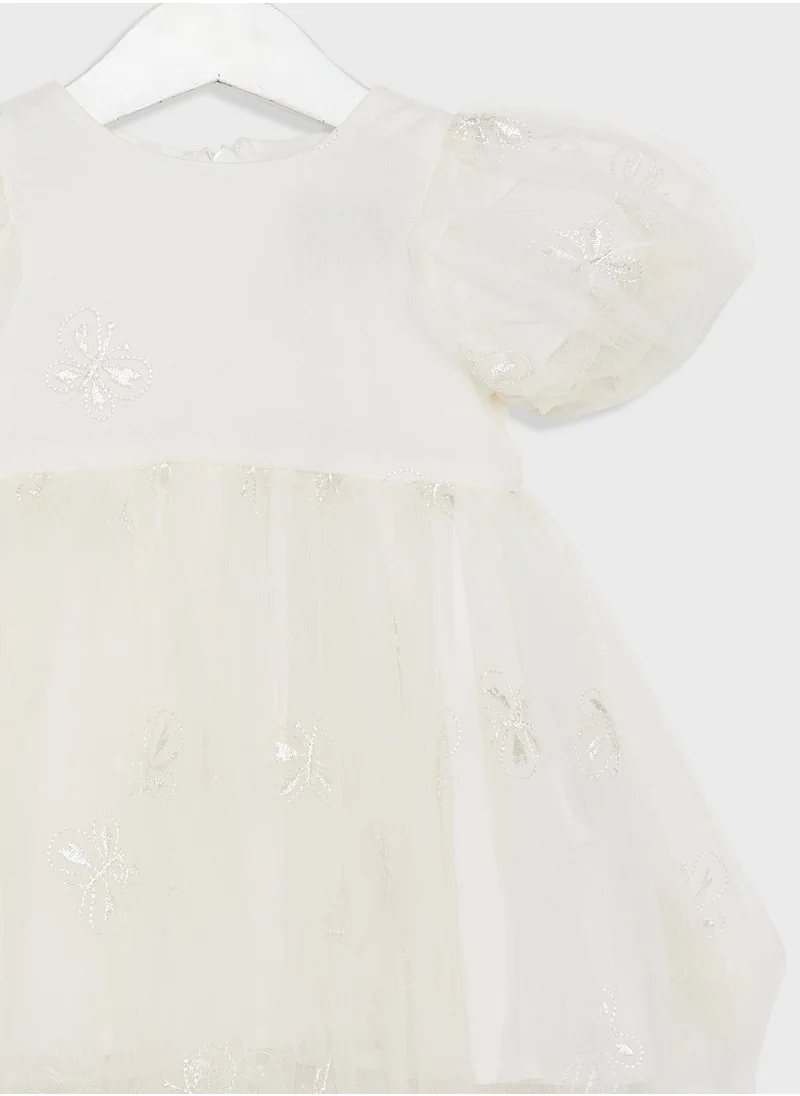 Bardot Junior Kids Butterfly Tulle Midi Dress
