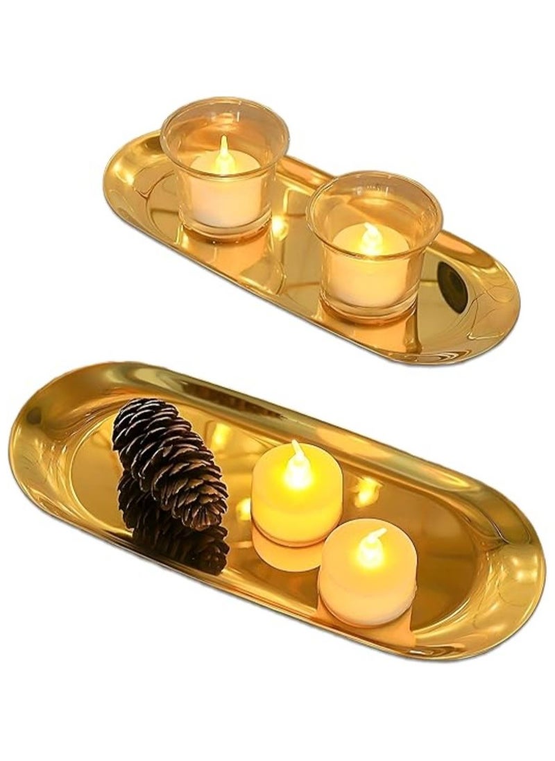 Generic 4 Golden Serving Tray  - Image 2