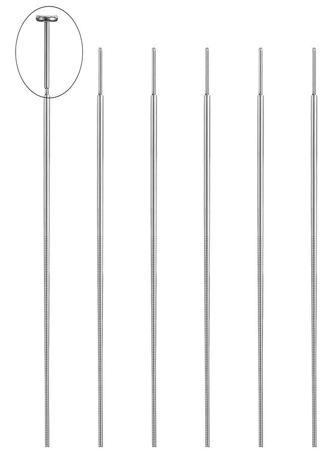 Yolev 6 Pcs 20g Piercing Taper Insertion Tool Flat Back Earring Insertion Tool Threadless Insertions Pin Threader Changing Tools For Flatback Earring Ear Tragus Helix Eyebrow Body Piercing Kit - Image 1