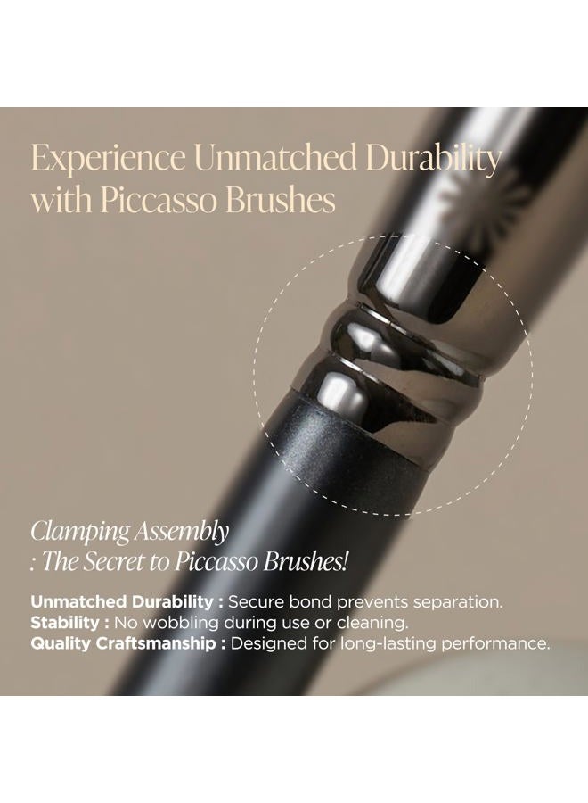 Piccasso Brush Korean Foundation Spatula – Professional Stainless Steel Makeup Tool for Thin, Seamless Foundation & Cream Blending (Rounded) - Image 4