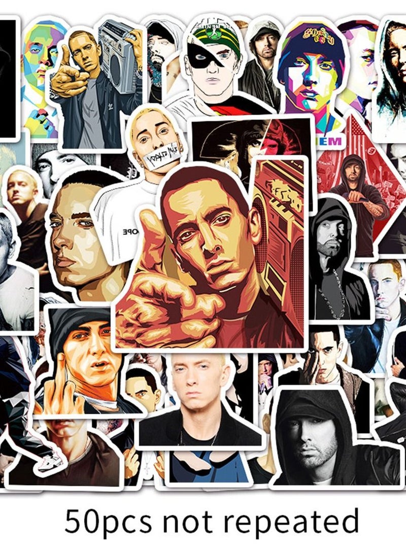 general 50-Piece Eminem Cute Vinyl Waterproof Sticker - Image 2