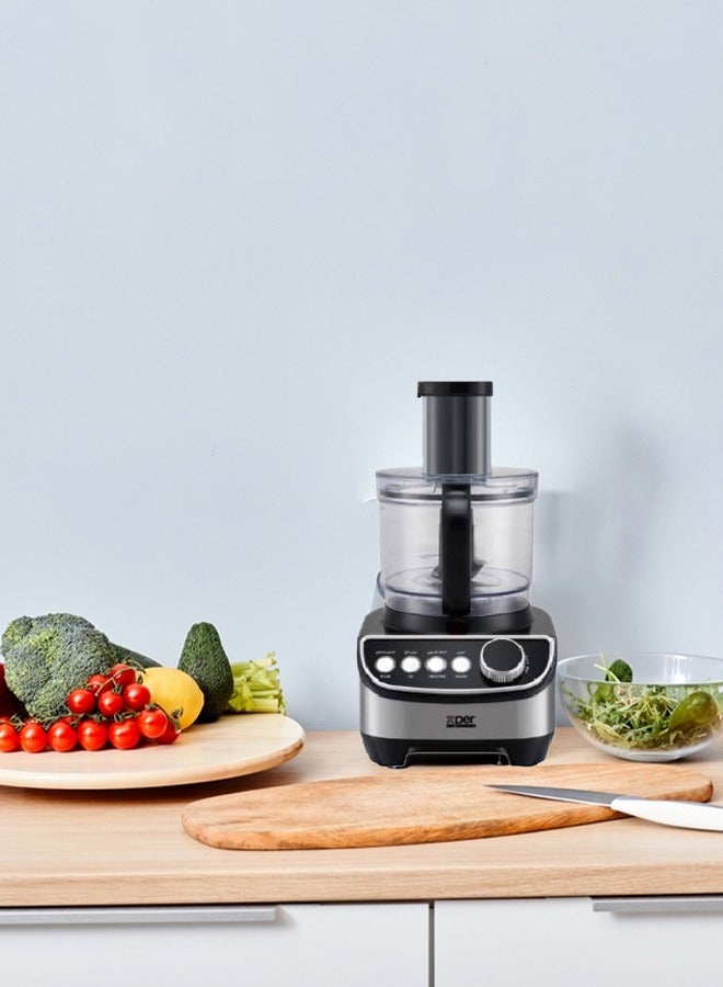 XPER Food Processor - 1300 Watts - 3.5 Liters - Multifunctional - Steel - XPFP-1300S - Image 3