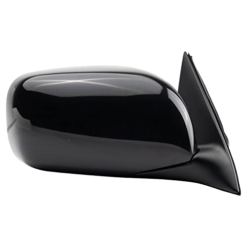 TRQ Passenger Side Power Heated Mirror Paint to Match Smooth Black with Memory Puddle Light Compatible with 2001-2006 Lexus LS430 LX1321118 - Image 4