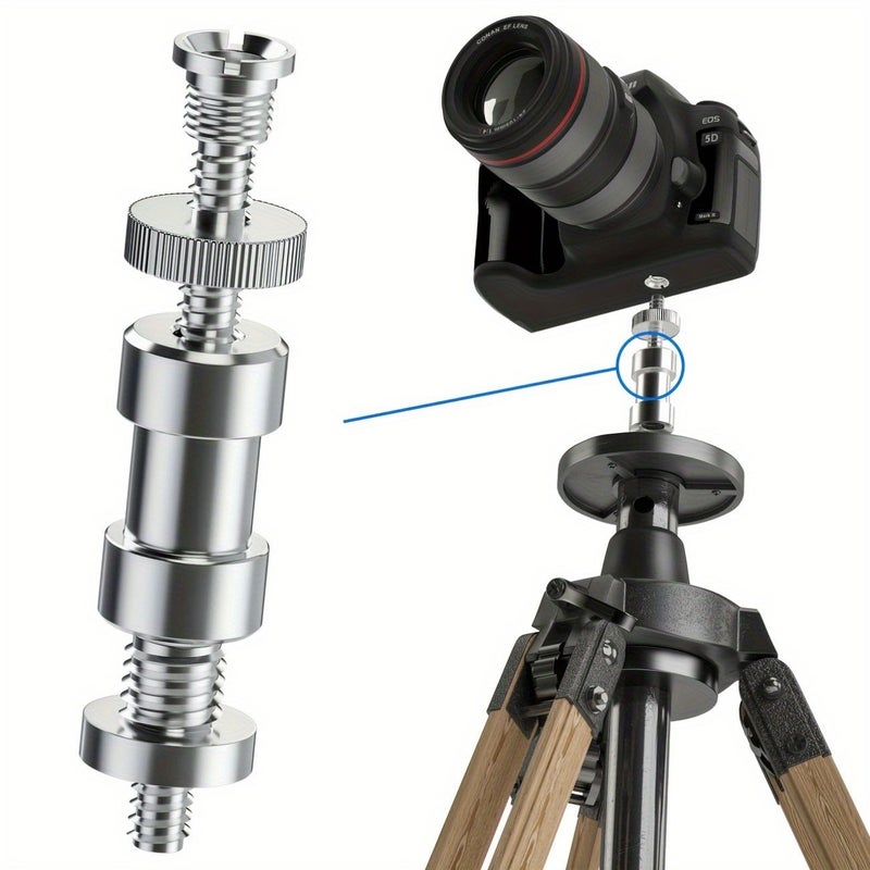 34pcs Metal Screw Adapter Set for Cameras Tripods and Monopods 1 4 to 3 8 Converters Variety of Sizes Shapes Compact Design Precision Engineering Versatile Mounting Hardware for Photography Enthusiasts Videographers - Image 3