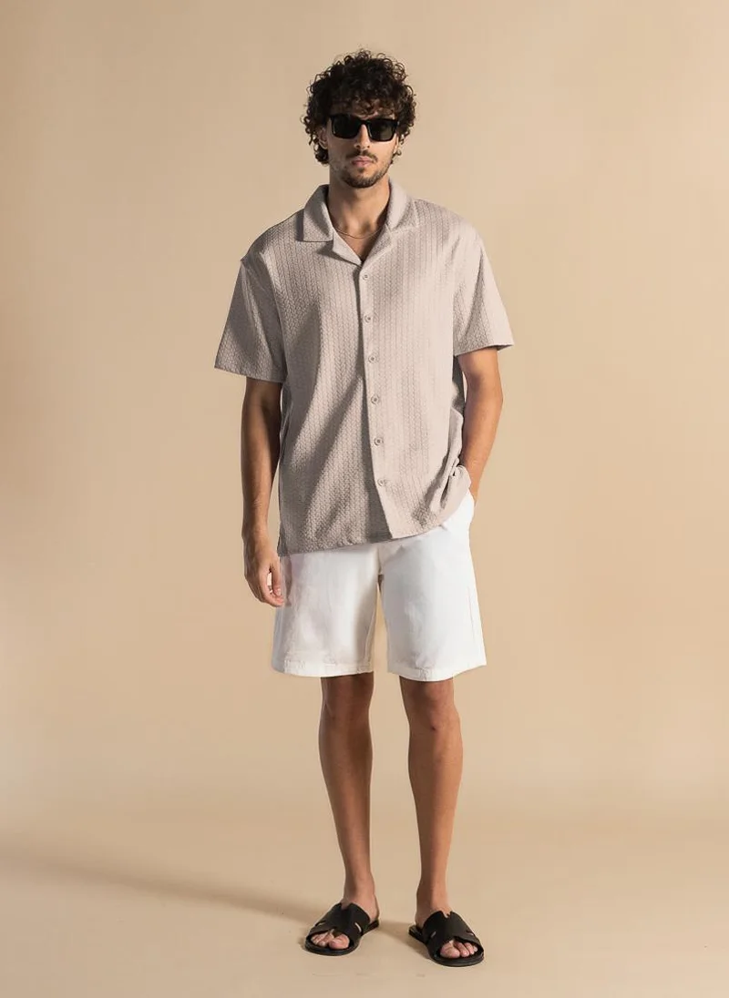SHAPES TEXTURED COMFORT SHIRT