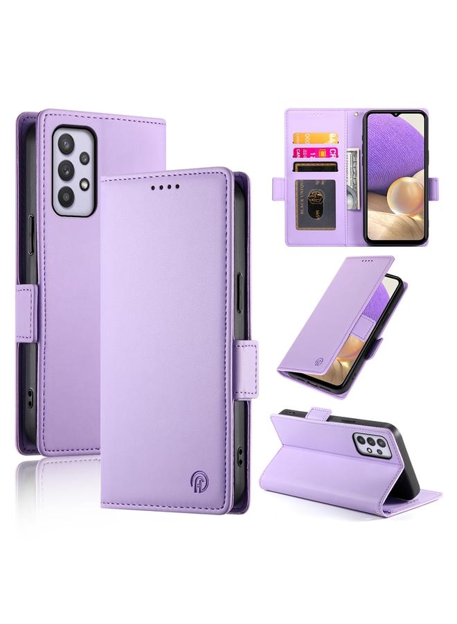 S-TOP Case For Samsung Galaxy A32 5G / M32 5G Side Buckle Magnetic Frosted Leather Phone Case - Image 1
