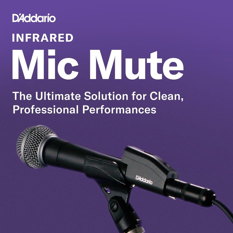 D'Addario Mic Mute Infrared Microphone Sensor - Feedback Eliminator - Image 2