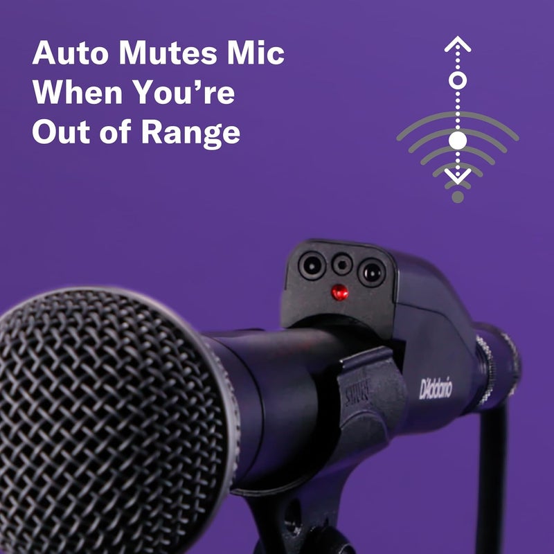 D'Addario Mic Mute Infrared Microphone Sensor - Feedback Eliminator - Image 3