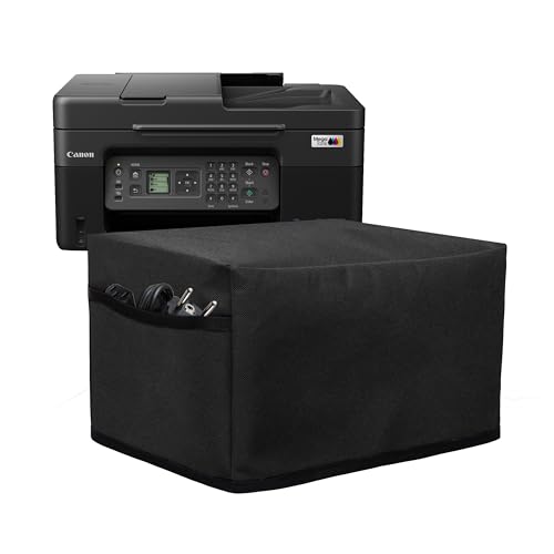 Crasome Dust & Water Proof Printer Cover for Canon Pixma G4770 (Black) - Image 1