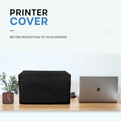 Crasome Dust & Water Proof Printer Cover for Canon Pixma G4770 (Black) - Image 2