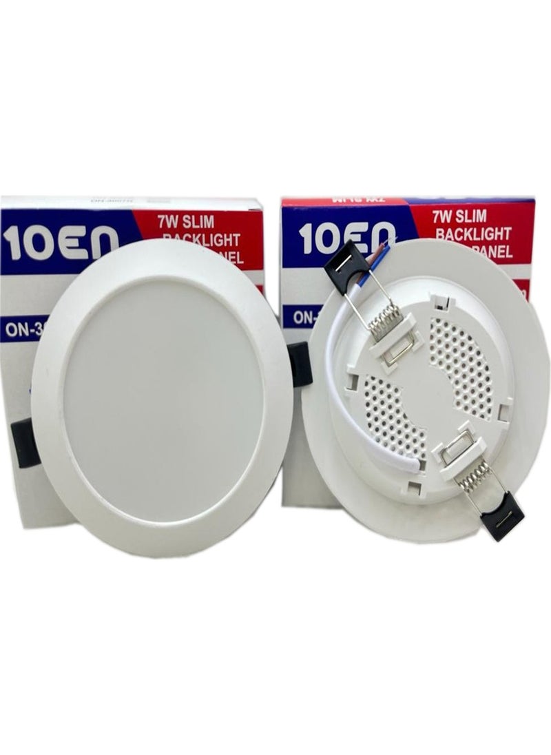 10en - 7W 3200K Daylight Color Recessed Backlight LED Spotlight - Image 1