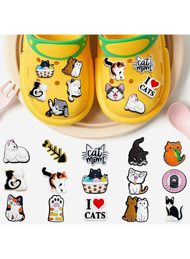 HY Cute Pet Shoe Charms,Cat and Dog Shoe Charms,Lovely Animal Shoe Decoration Charms,Children Shoe Accessories Pack for Boy Girl Women Men,Shoe Charms for Croc Clog Sandals Birthday Party Gift - Image 3