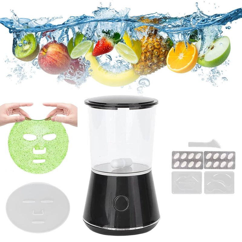YOSOO Face Mask Machine DIY Fruit Vegetable Facial Mask Making Tool Facial Mask Machine Automatic Face Mask Machine Maker Machine Kit Skin Care Beauty Machine with Mask for Home SPA