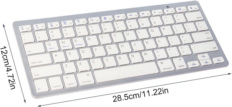 windforgecraft Wireless Keyboard for Laptop - Quiet Fast Typing Flat Design Keyboard | Lightweight Computer Keyboard Notebook Laptop Keyboard Borato - Image 2