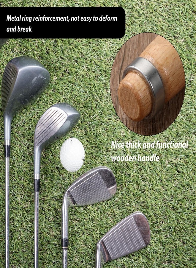 Eldraqth Golf Grip Removal Tool, Tape Stripper Remover Tool, Golf Grip Replacement Kit Grips Remover Saver Carbon Steel, Wooden Handle, Perfect for Regripping Graphite and Golf Club Steel Shafts - Image 4
