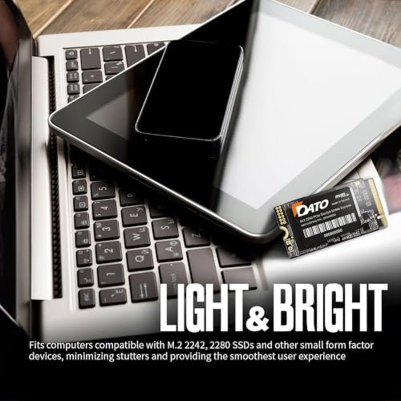 SSD، محرك أقراص الحالة الصلبة الداخلي PCIe Gen3x4 NVMe 1.3، بسرعة تصل إلى 2500/1700 ميجابايت/ثانية، سلسلة DP342 - Image 4