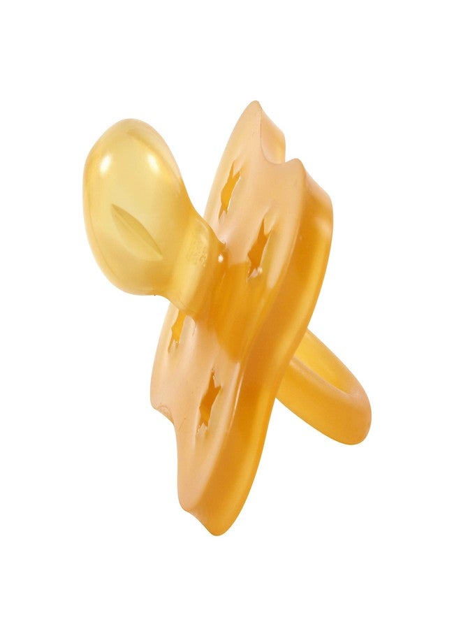 Sweetie Rubber Pacifier Star Shape Rubber Natural Rubber with Rounded Nipple 1 Count (12-18 Large) - Image 5