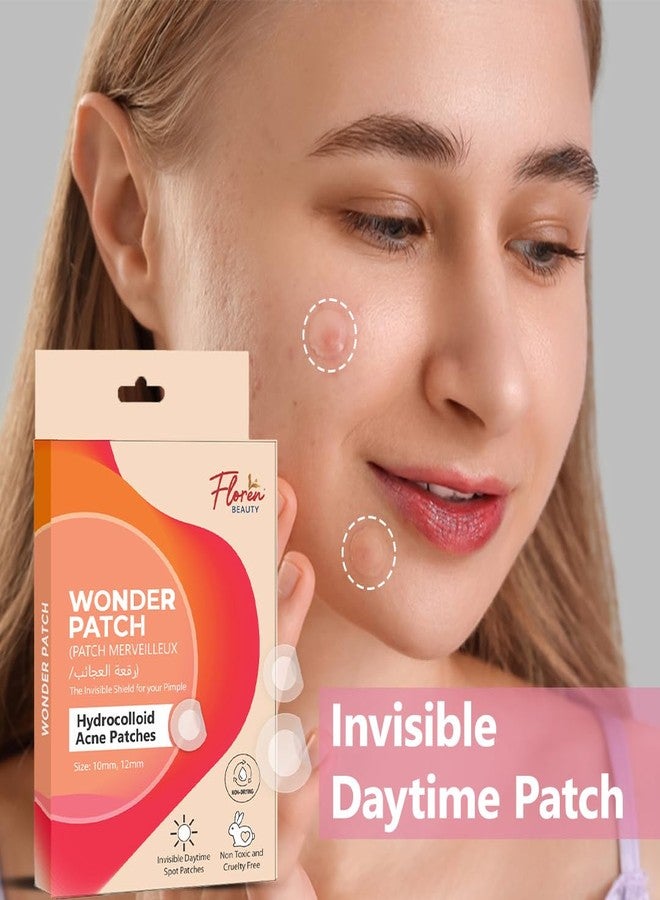 Floren Wonder Pimple Patch | Invisible Daytime Acne spot cover | Hydrocolloid Patch | For Zits, Blemishes, & Breakouts | Facial South Korean skin care | Drug-free, Gentle & Cruelty free | (90 dots ( Pack Of 1)) - Image 2