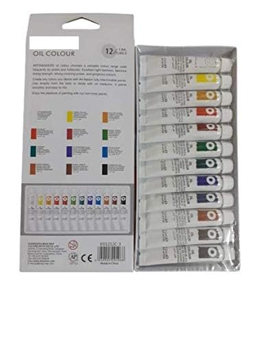 53 Arts 53ARTS Artist Quality 12 Shades Paint Set (Oil) - Image 2