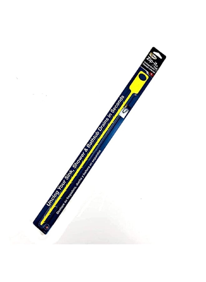 Cobra Zip It Drain Cleaning Tool Yellow 5.08 x 1.016 x 60.198 cm 00412BL - Image 3