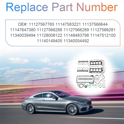 INGKAN N63 Engine Cylinder Head Gasket Kit Fits for BMW F07 F10 F11 F06 F12 F13 F01 F02 F03 F04 E70 F15 E71 F16 550i 650i 750i X5 X6 N63B40A N63B44A N63B44B 4.4L V8 Turbo Engine OE 11127567765 - Image 3