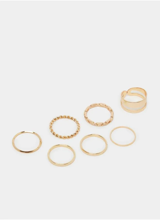 Styli Set of 8 - Plain Assorted Rings