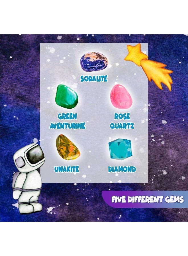 UKR Neptune Dig Kit for Kids STEM Space Science Toy with Rocks Digging Gems Set Educational Gemstones Archaelogy Children Hands-On Planet Geology Excavation Exploration Solar Activity - Image 4