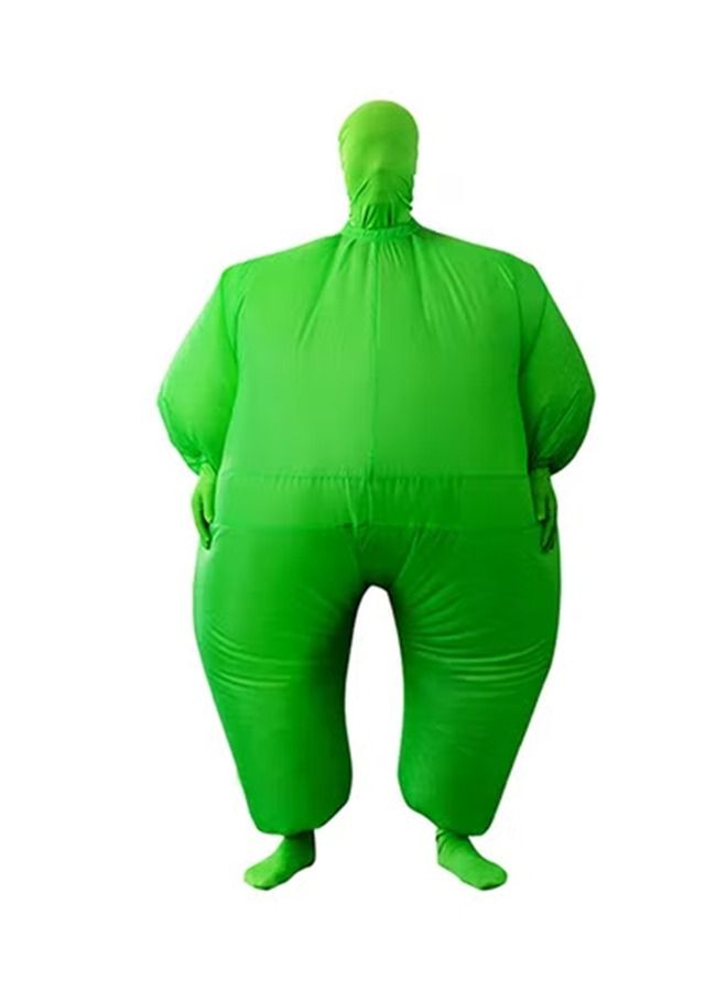 YelaJoy Inflatable Costumes Adult Size Inflatable Body Suits Pants Green - Image 1