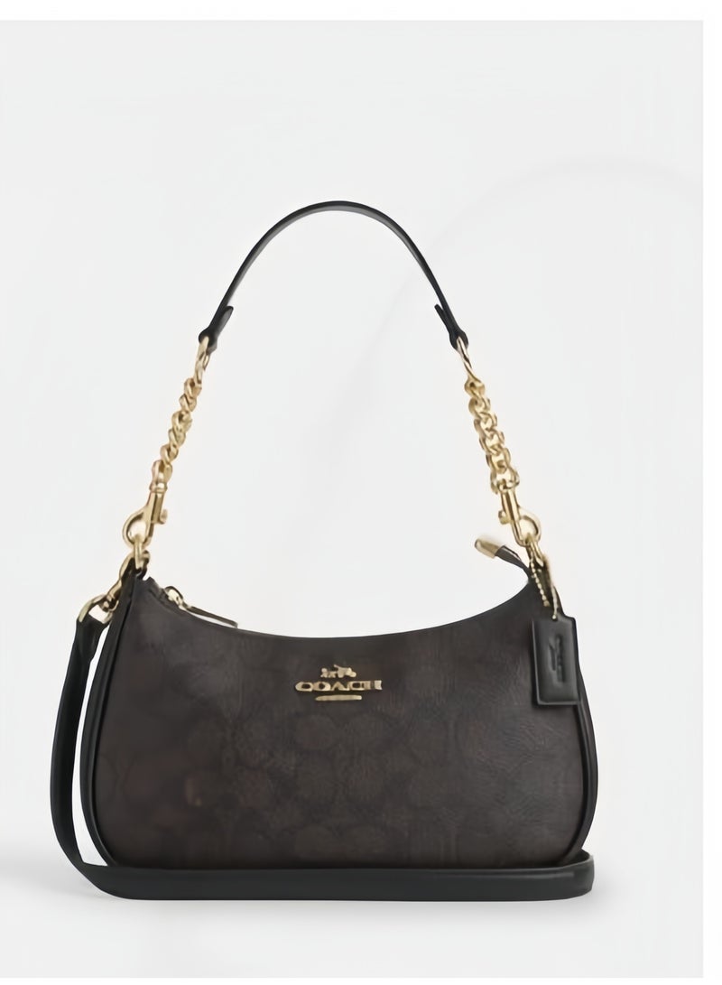 coachoutlet Coach bag Teri Shoulder Bag for Women In Signature Canvas Crossbody bag - Image 1