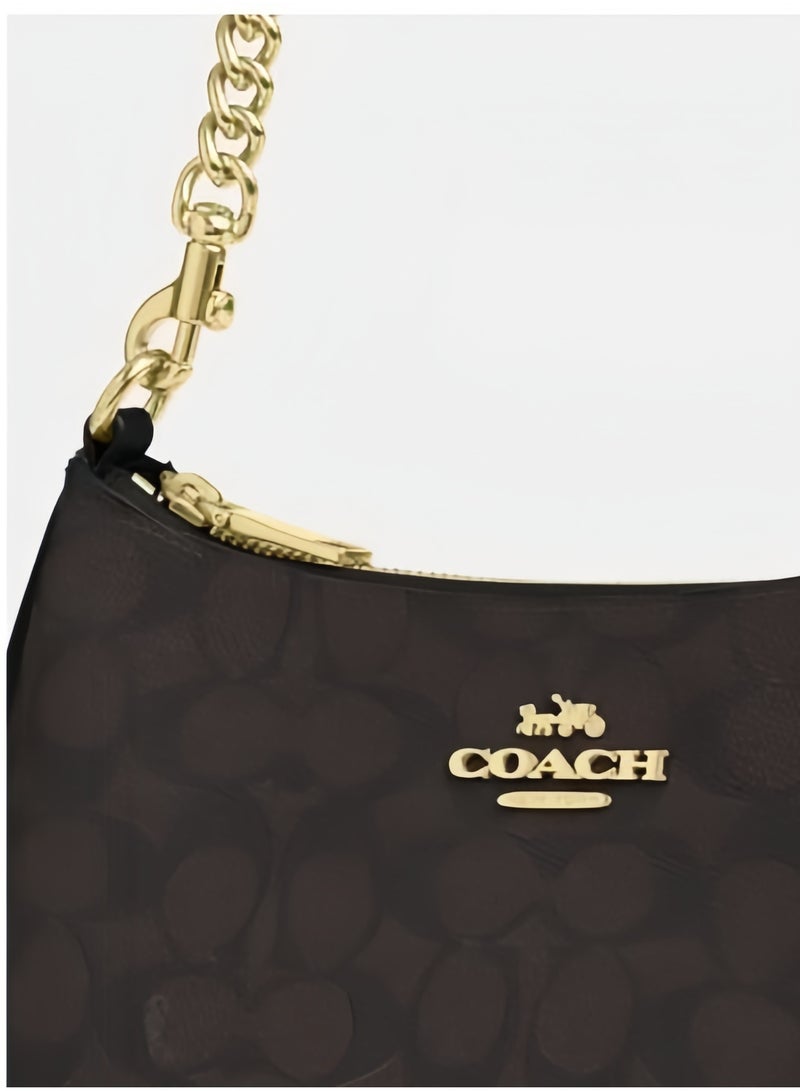 coachoutlet Coach bag Teri Shoulder Bag for Women In Signature Canvas Crossbody bag - Image 4