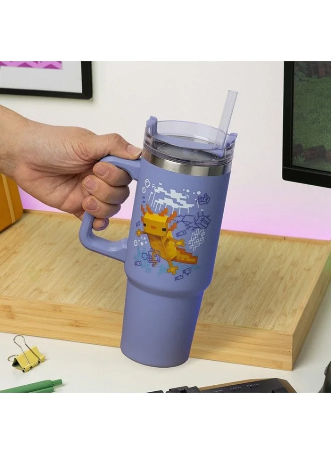 بالادون Paladone Minecraft Purple 900ml Multiway Travel Cup Straw
