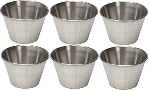 Dynore Set of 6 Sauce Cup - 75 ml Each||Multipurpose Small Cups Bowls - Image 2