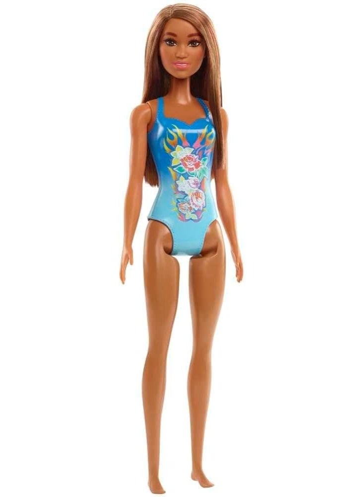 Barbie ​Barbie Doll Wearing Swimsuit Blue - Image 3