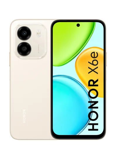 صفقة هونور X6e Dual SIM 4G 4GB RAM 128GB Sunrise Gold - Middle East Version على Noon EG