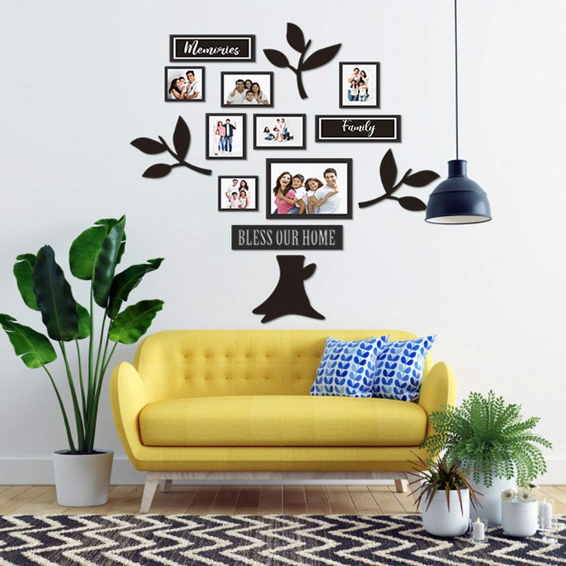 PAPER PLANE DESIGN Family Tree Collage Photo Frames for Wall Decor Set Style8 - Image 3