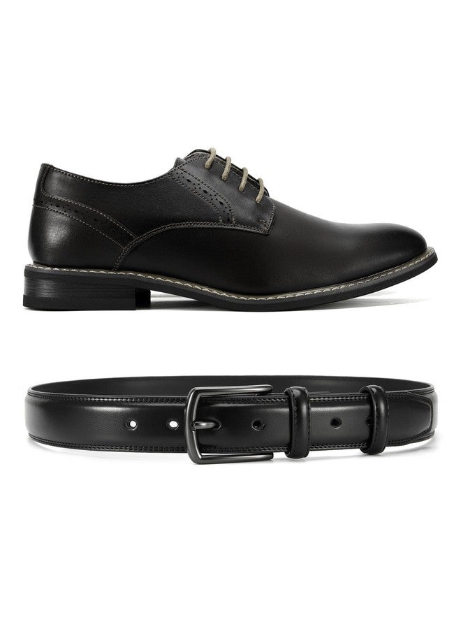 CHAOREN Mens Belts Leather 2 Pack - 1 1/4" Dress Belts for Men Golf Casual Jeans - Image 5