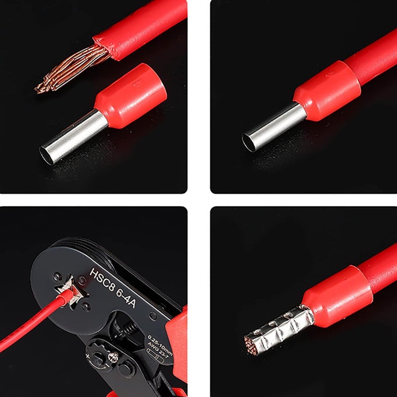 LUPINEZ 1200 Pcs Electronic Wire Ferrules Kit 6 Colors 8 Sizes VE Terminal Electrical Connectors Wire Assortment Cord Pin 1200 Terminals 1 - Image 5