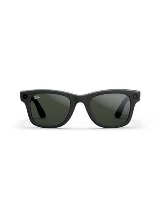 Ray-Ban - Wayfarer Smart Glasses With Meta Ai, Audio, Photo, Video Compatibility - Clear/Graphite Green Transitions Lenses - Matte Black - view 2