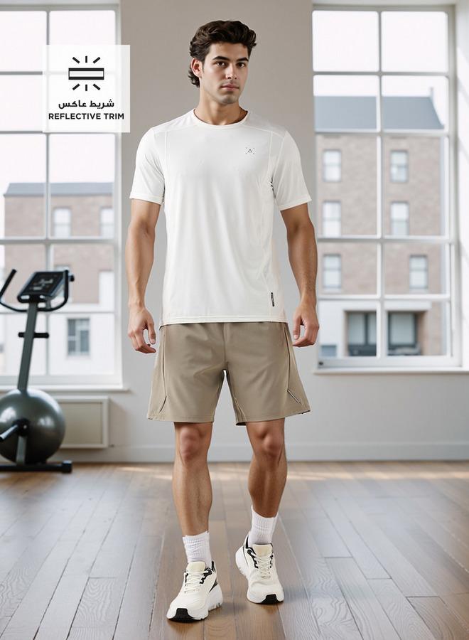 آكتف شورت بقصة عادية وخصر مطاطي - Image 2